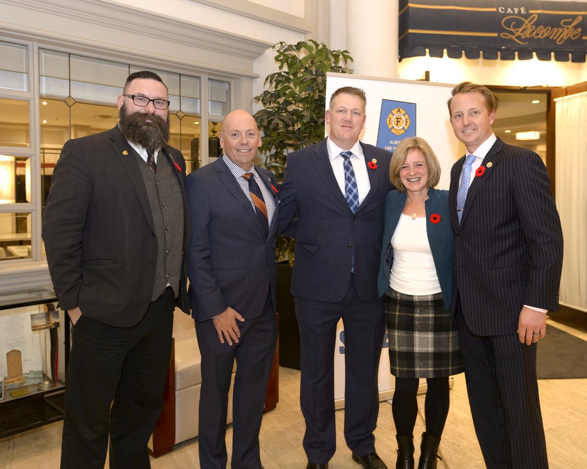 Thank you to @AlbertaFFA for having me at their annual reception. 
To all of Alberta’s firefighters around the province, thank you for your commitment to protecting the people of Alberta.