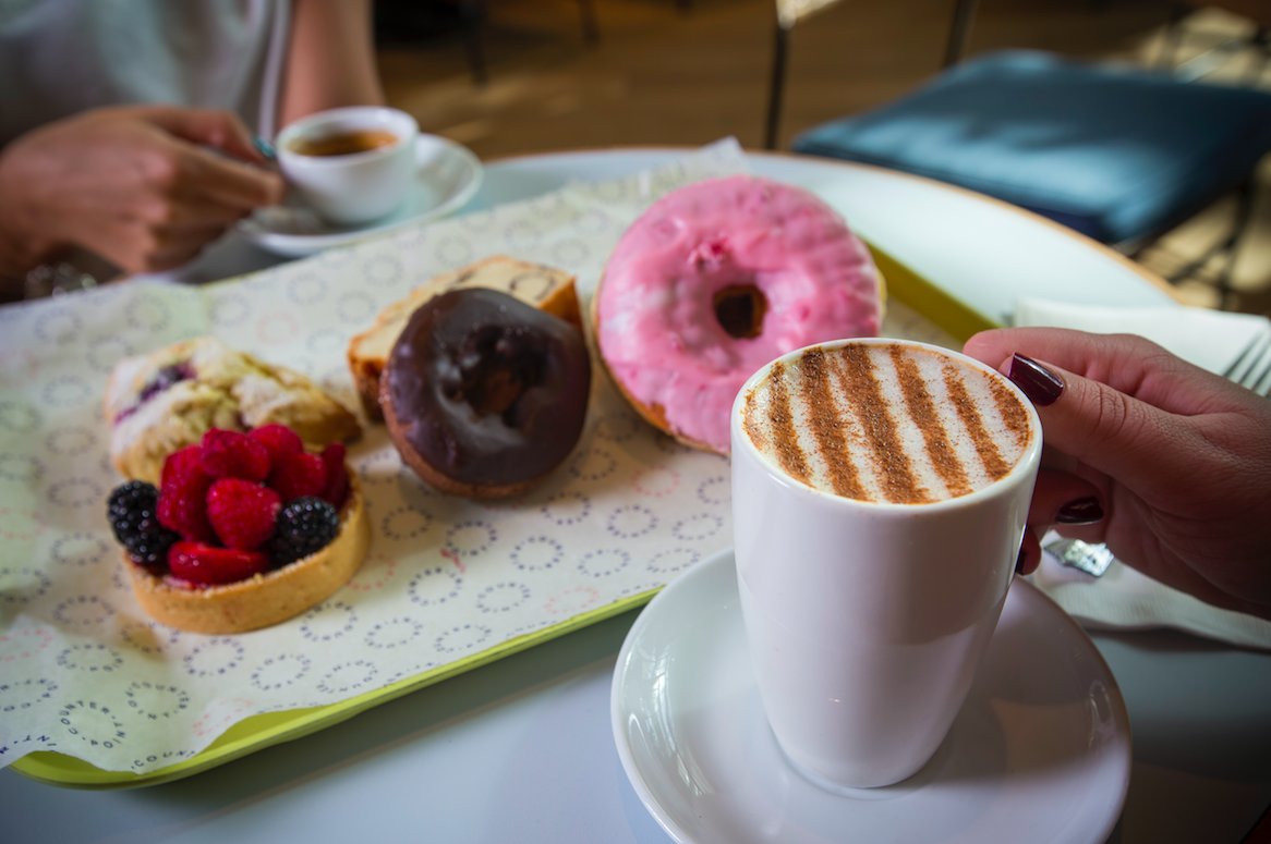 DiplomatEats's tweet photo. Our favorite way to get buzzed. Happy #NationalCappuccinoDay! #AtTheCounter https://t.co/0nF5Yj5GaB