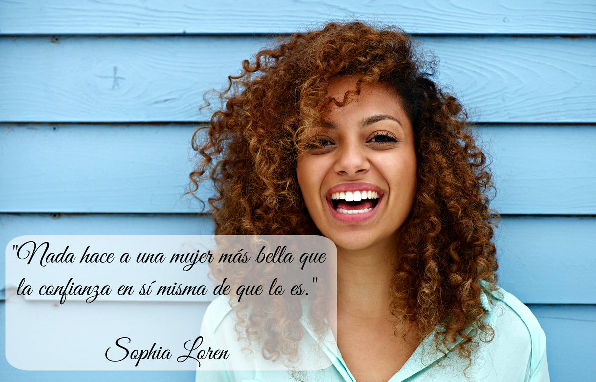 Siéntete #bonita en todas tus facetas. ¡Nosotras te ayudamos a conseguir la #confianza que te hace falta! #SophiaLoren #quote