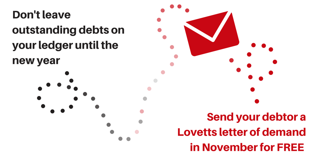 LovettsLaw's tweet photo. Get your free debt recovery letters before action this November with our offer! #DebtClaim #SmallBiz https://t.co/DeVZUrLjwb https://t.co/J4y8ONIanL