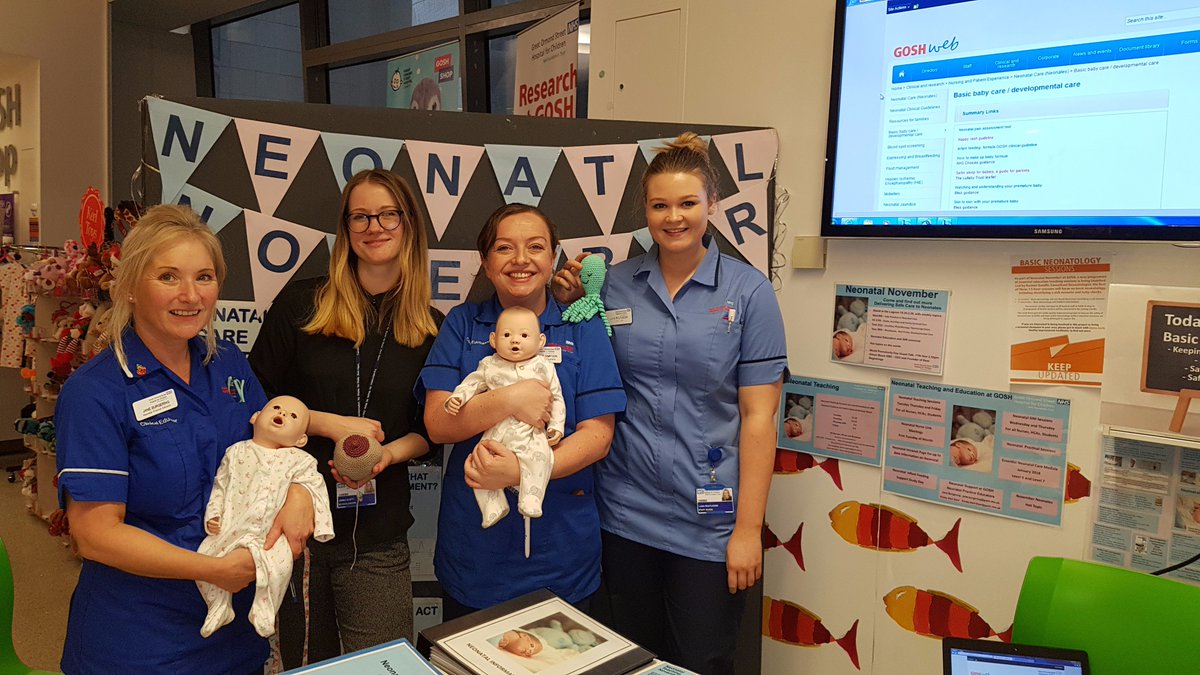 Pop down to the Lagoon to the fantastic neonatal stand for #NeonatalNovember 
Brilliant work being showcased by the team- loads of info, learning & chance to hold/change/weigh the model babies
@GreatOrmondSt