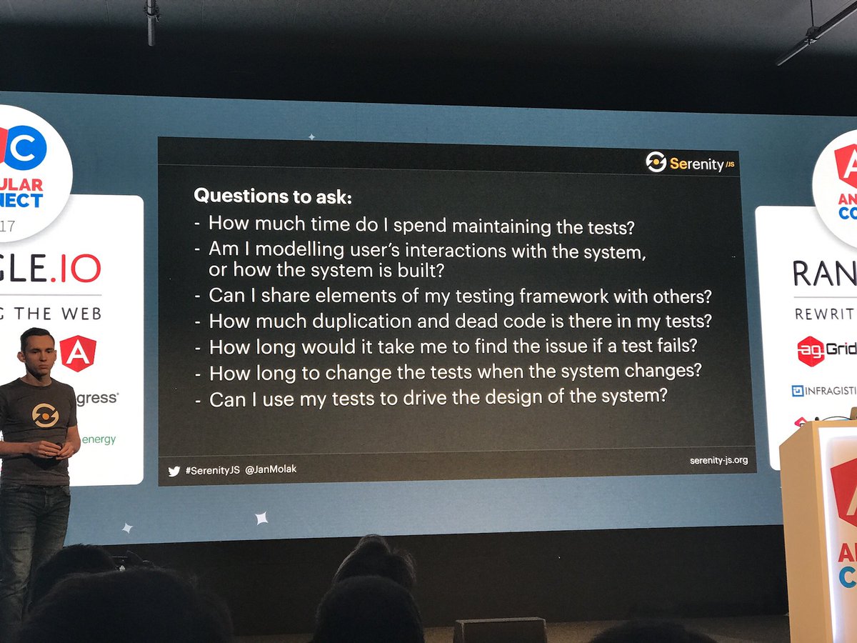 springyboy's tweet image. Questions to ask your team about their testing strategy #serenityjs