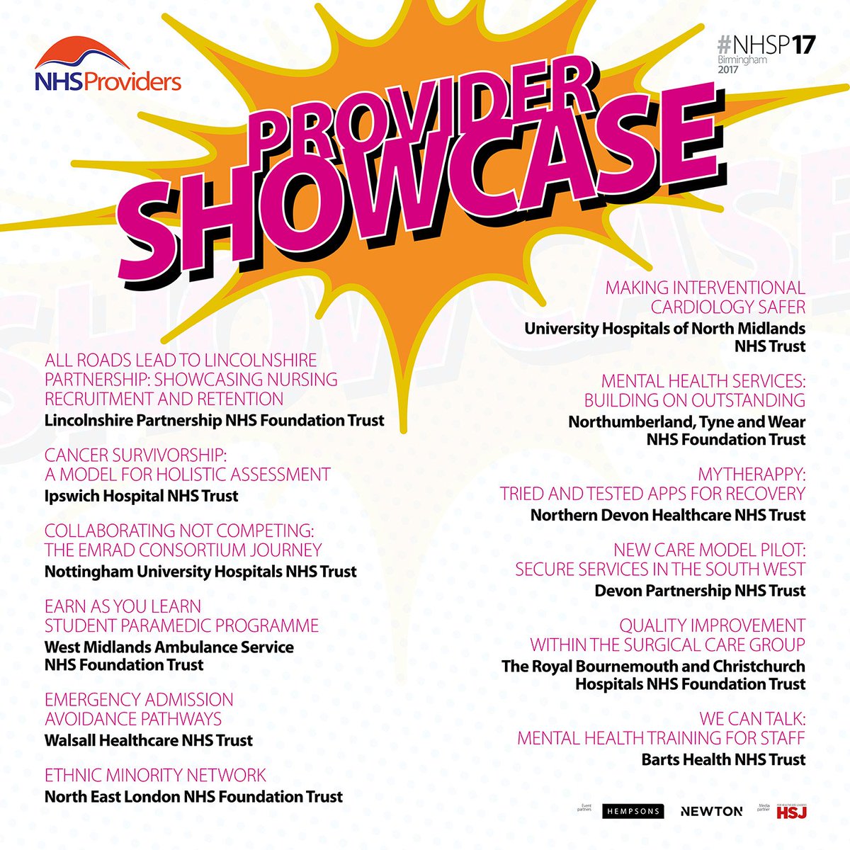 NHSProviders's tweet photo. Discover how @IpswichHosp developed a programme of holistic care for cancer survivorship #NHSP17 #ProviderShowcase https://t.co/A71aQhRKeQ https://t.co/ULUIZQhVTS