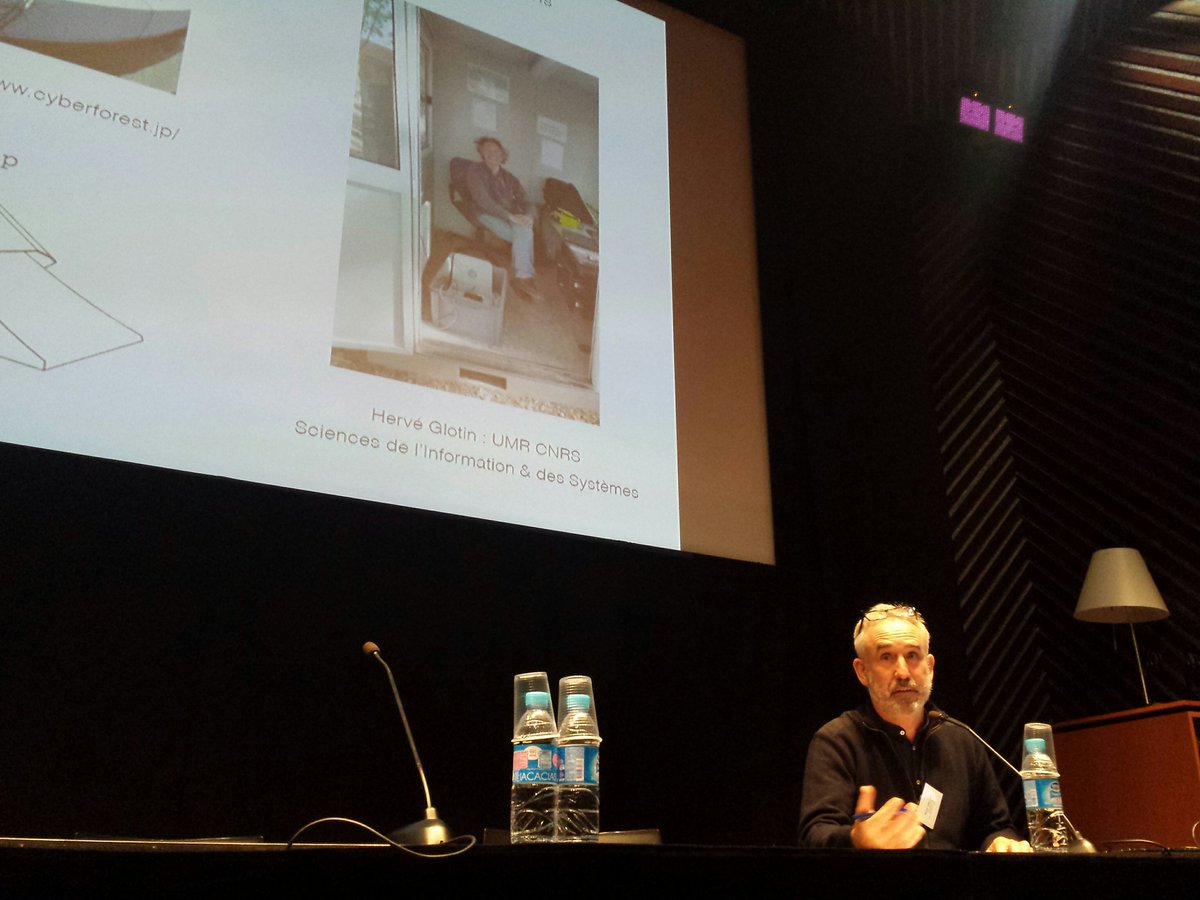 Peter Sinclair presenting The Locus stream open microphone Project at #musichacking17