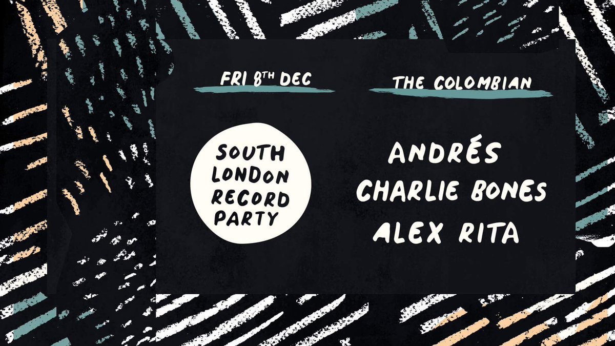 SLRecordFair's tweet image. Just announced our next dance and we're back over at The Colombian with this dope line-up! £5 tickets after the jump..

residentadvisor.net/events/1034835
🚨🚨🚨🚨🚨🚨🚨🚨🚨🚨🚨🚨🚨