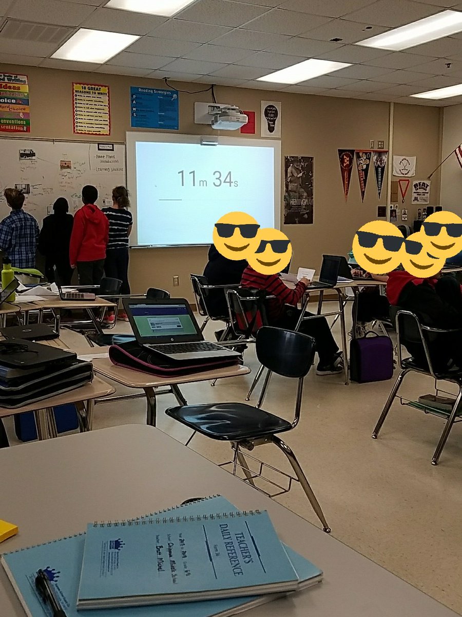 MrBrettMichel's tweet photo. Exploring nonfiction and Anne Frank with learning stations in ELA @ChippewaMiddle! #movementinlearning #collaborativelearning https://t.co/melOUlWQxM