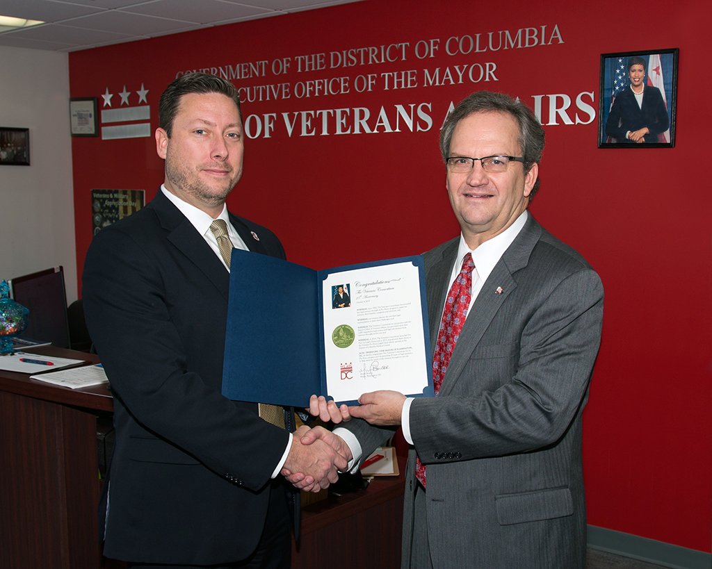 @MayorBowser Thank you @MayorBowser for your support of our organization and our nation's veterans!