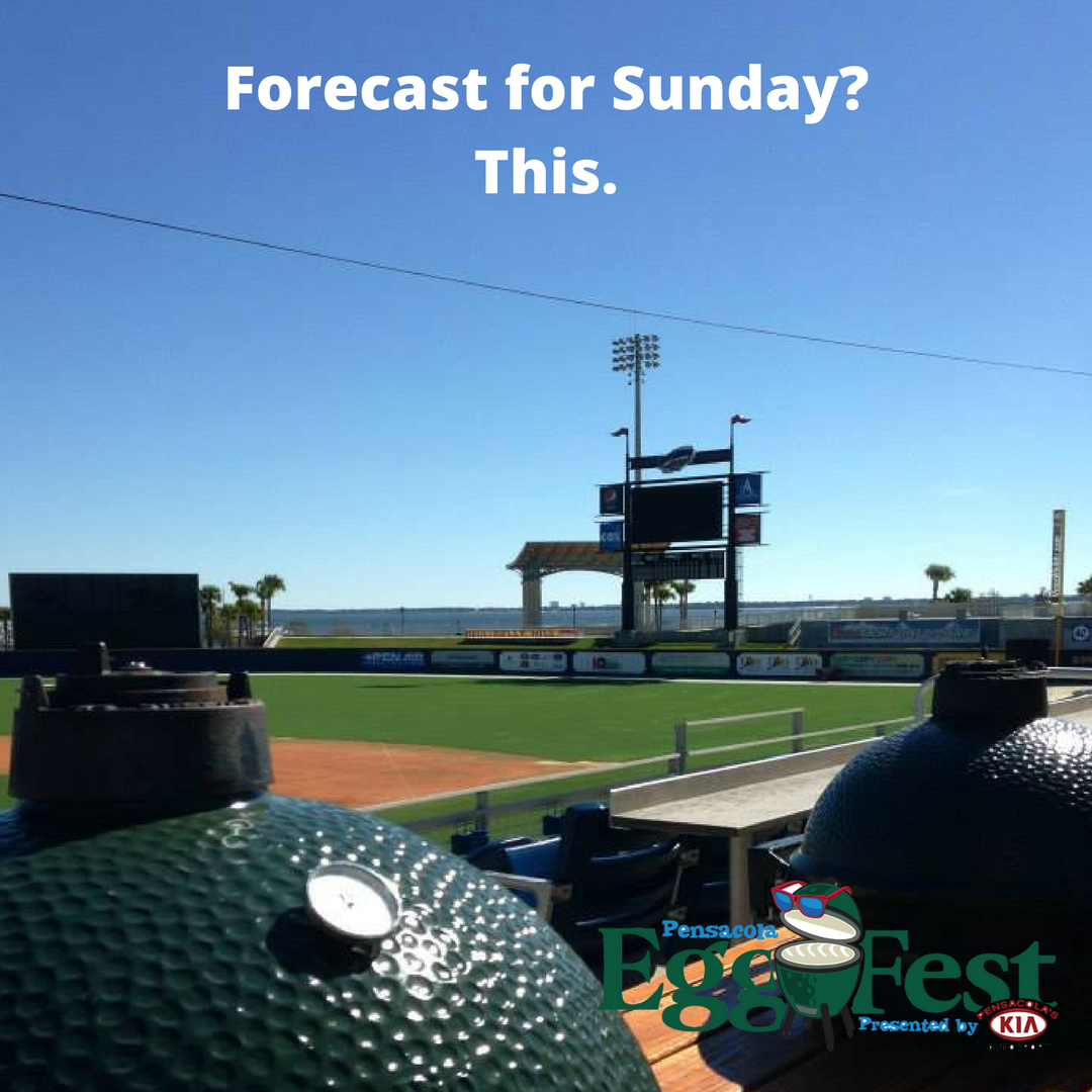 EggFest's tweet photo. Forecast for Sunday and Pensacola Eggfest? https://t.co/LrqdIaXlec