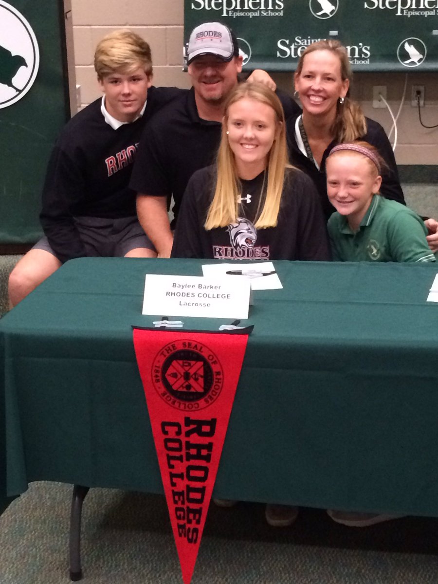 SSESSports's tweet photo. Signing Day!!  Sr. Baylee Barker signed with Rhodes College for lacrosse today! https://t.co/4oYMVs65Q9