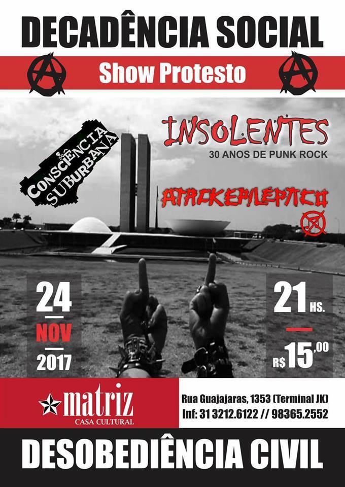 matrizbh's tweet photo. Dia 24 de Novembro acontece o Decadência Social: https://t.co/YKG2b30n4H https://t.co/1sazcYxyTH