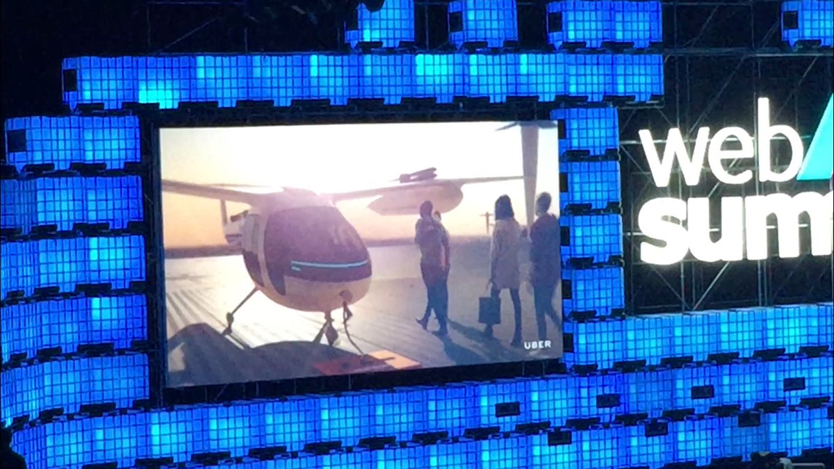#websummit17 <a href="/Uber/">Uber</a> #flying cars Los Angeles 2020