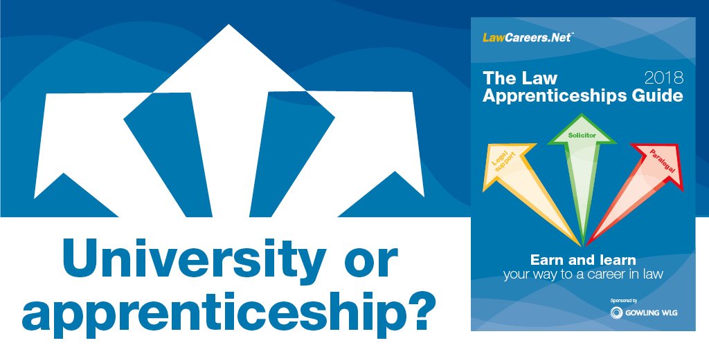 LawCareersNetUK's tweet photo. Have you seen our guide on #lawapprenticeships? It has everything you need to know! Read online here: https://t.co/GGg1PG9VgA https://t.co/YYmp3elSwA