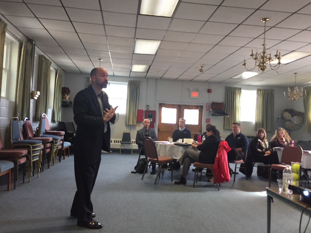 Excited to be w/ all our principals today at our quarterly principal meeting. Learning abt media rel. with <a href="/SpradNH/">Scott Spradling</a>