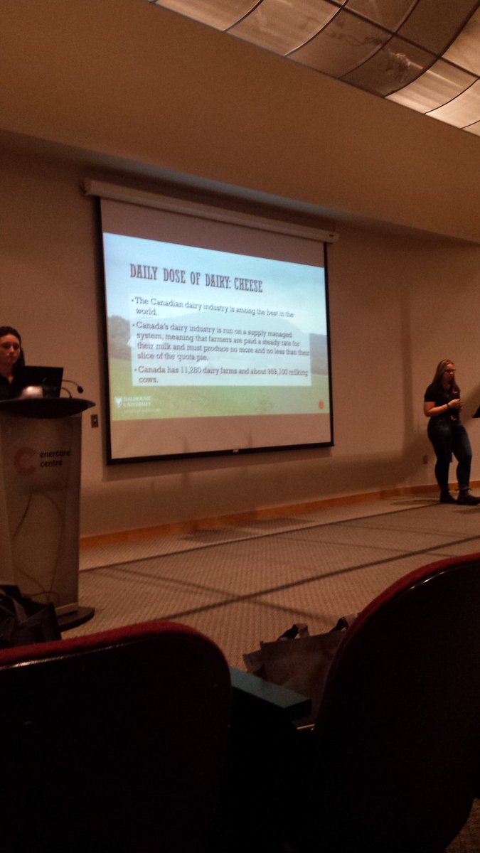 RAWFagriculture's tweet photo. Another day of learning at the Royal! Thanks once again to our @dalagriculture students for coming all the way from the east coast! Journey of the Hamburger presentations happening today and tomorrow for high school students! #RAWF17 #dalagriculture #dalaggies https://t.co/DNOx7wzTlV