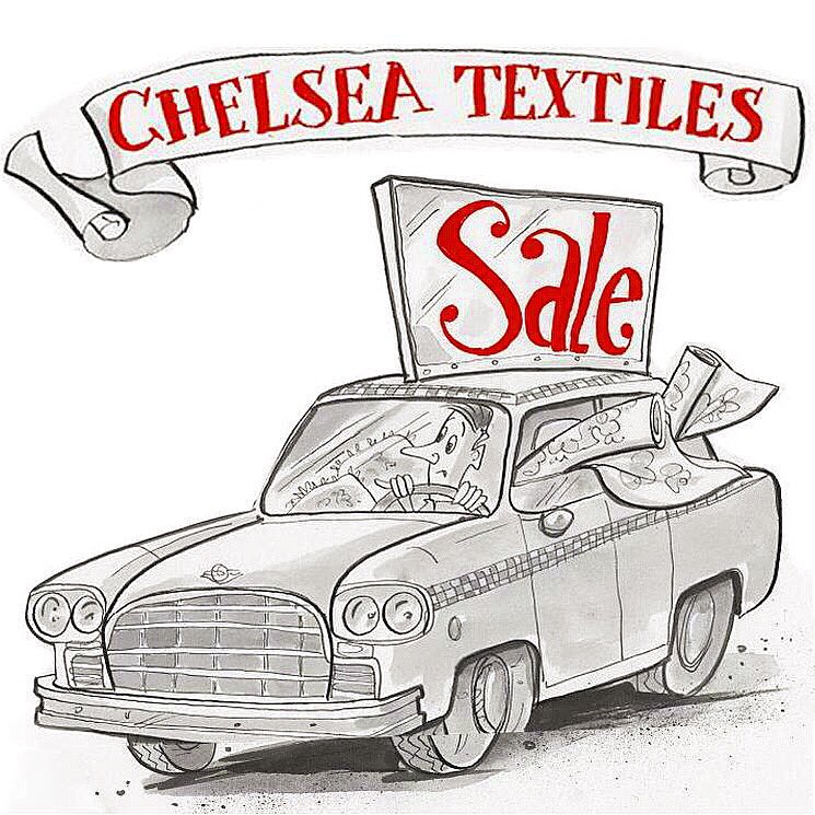 OUR #NEWYORK SALE Starts tomorrow 9am ⏰ 9-11 Nov 2017 Join us <a href="/chelseatextiles/">Chelsea Textiles</a> <a href="/H_SLondon/">HollandandSherry LDN</a> &amp; <a href="/VaughanLtd/">Vaughan</a> The Annual Warehouse Clearance Sale!