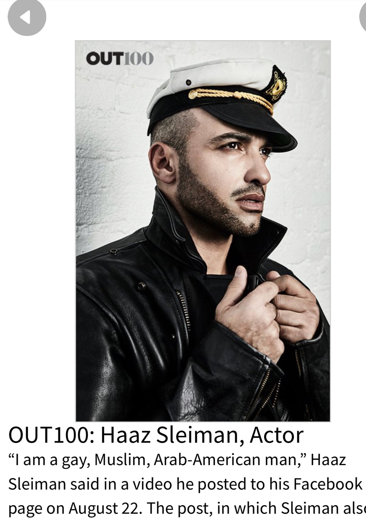 Haaz Sleiman on X: Thank you to all of the LGBTQ people who are not  celebrities and who are not as visible for all their hard work, commitment,  and courage to make