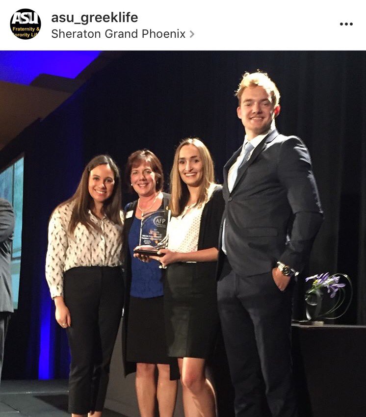 Winner winner! Congrats to Brother Dustin Jones on winning the 2017 Outstanding Youth in Philanthropy. #onwardandupward