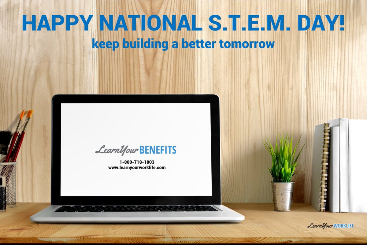learnyour's tweet image. Happy National S.T.E.M. Day from LearnYour WorkLife.  #STEMDay #HRTech