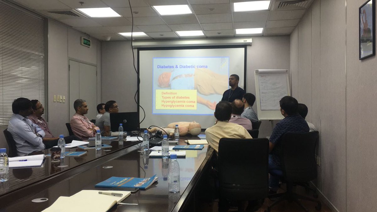 أختتمت دوره ضمن برنامج الأمير نايف للإسعافات الأولية لشركة فوستر ويلر شاكرين لمنسوبي الشركه علي إهتمامهم بالجانب الإسعافي .