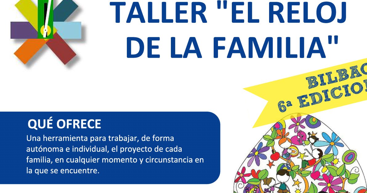 cvx_e's tweet photo. #ElRe­lojdelaFa­mi­lia lle­ga a su sex­ta edi­ción en Bil­bao: @CentroLoyolaBi @DiocesisBilbao Un año más se pone en mar­cha el ta­ller “El re­loj de las fa­mi­lias”. En esta oca­sión, echa­rá a an­dar el pró­xi­mo día 9 de no­viem­bre, fe­cha en que… https://t.co/G0ShsMRy5O https://t.co/BCvGoPOTX5
