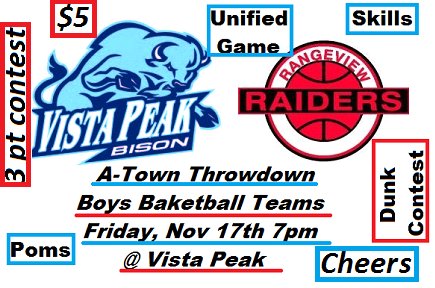 <a href="/RaiderBoysHoops/">Rangeview Basketball</a> will be Kicking off the Year next week with the 35th Annual RED/WHITE Game and the 1st Annual A-Town Throw-Down