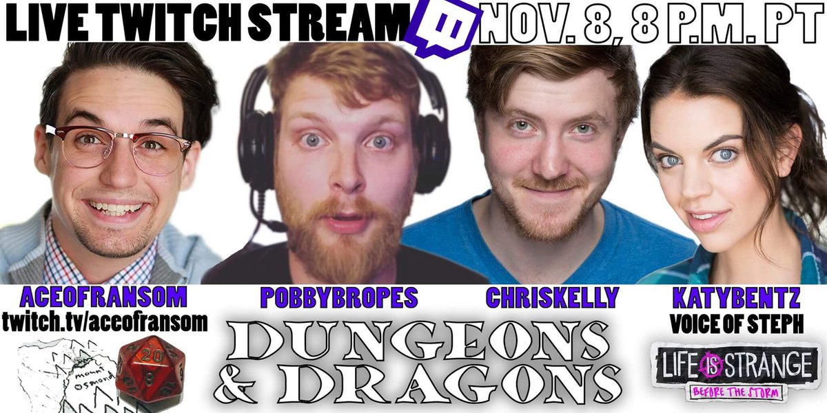 bobbypropes's tweet image. Don&apos;t forget to check @AceOfRansom @KatyBentz and meself out on twitch.tv/aceofransom  tonight at 8PM PST for some sweet sweet DnD. #penandpaper #roleplaying #fartz #fun
