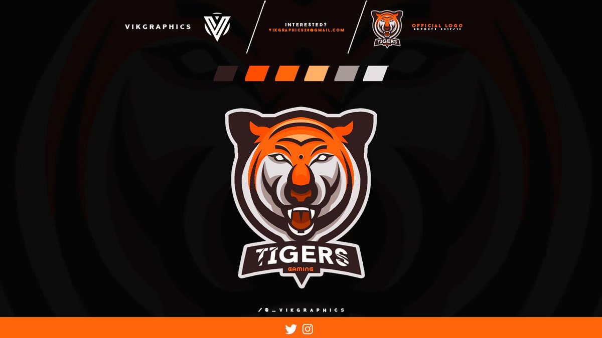 _vikgraphics's tweet photo. 🔸Mascot logo for @TigersGamingX 🐯 https://t.co/QdYUpjpfG4
