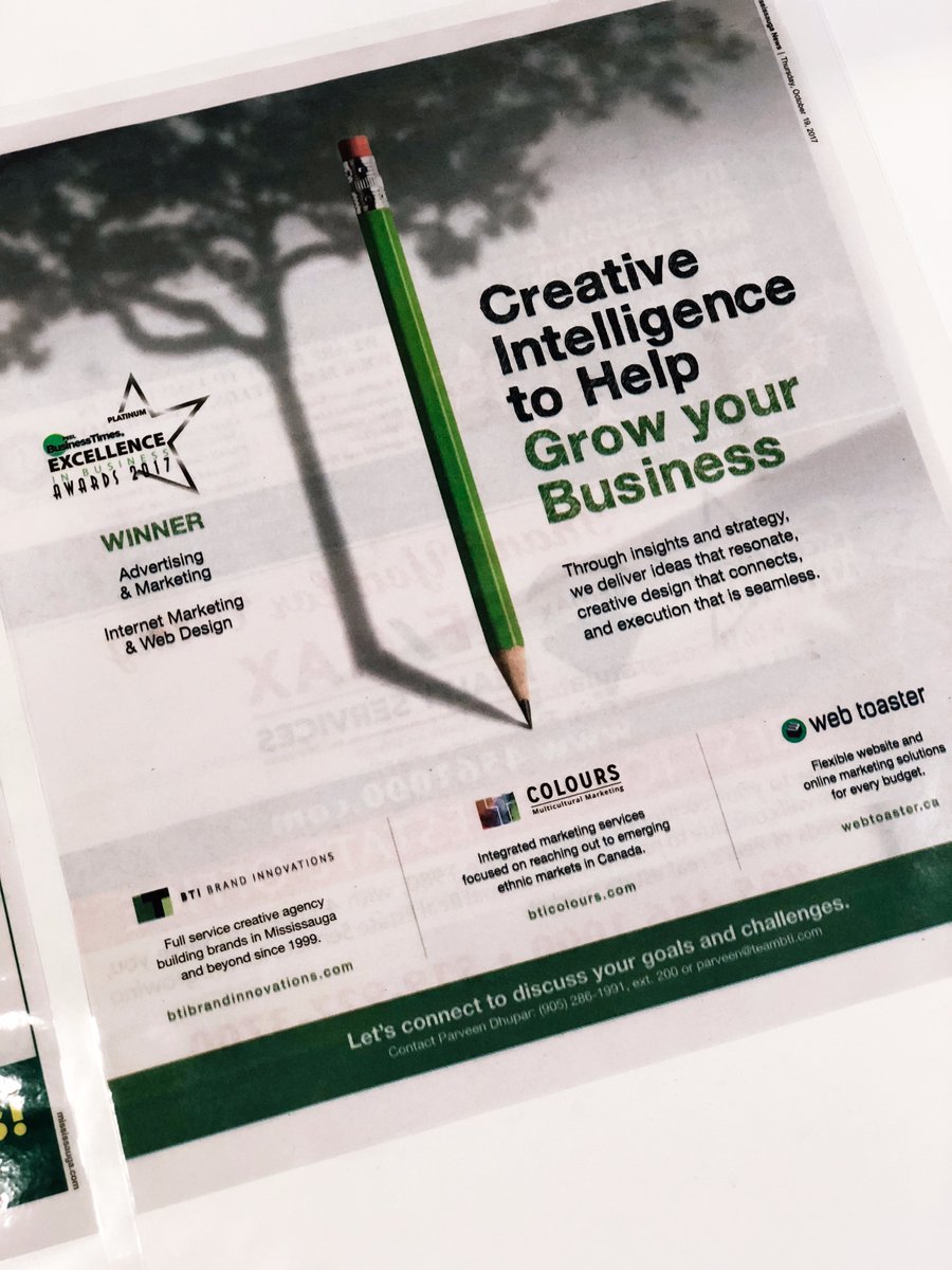We won two platinum #awards in the Peel Business Times Excellence Awards 2017!