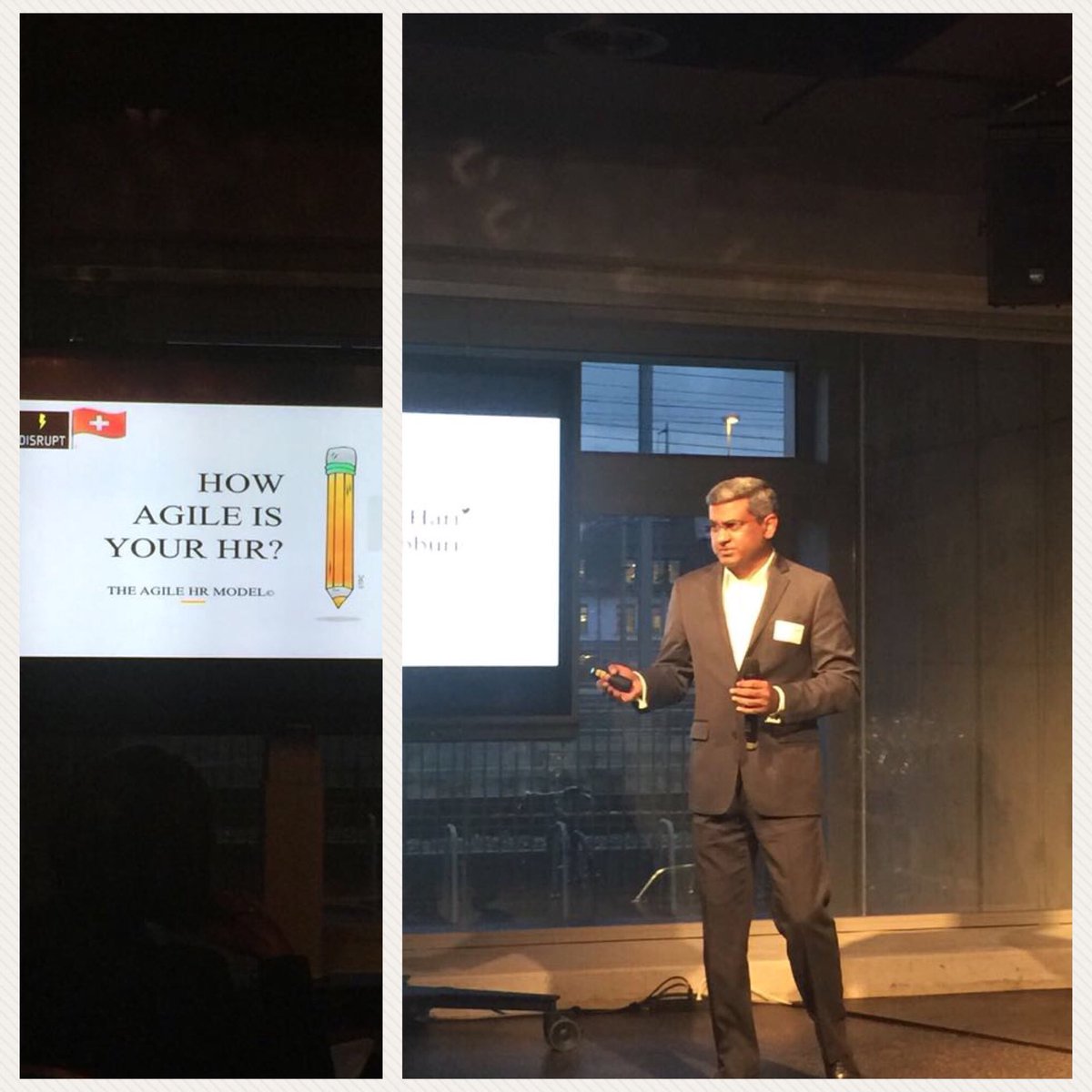 A fantastic debut of <a href="/Disrupt_HR/">DisruptHR</a> Zurich! Enjoyed presenting with cool fellow speakers  #DisruptHRZHR! <a href="/retotweet/">Reto Ruegger</a> @pobmanagement <a href="/whirlingchief/">Sesil Pir</a> @LeandraAmsler <a href="/oldekop/">Judith Oldekop</a> <a href="/Beratungsbuffet/">Sandro Pisaneschi</a>. Cheers! to <a href="/timo_plattner/">Timo Plattner</a> &amp; <a href="/LenaSchwerzmann/">Lena Schwerzmann</a>