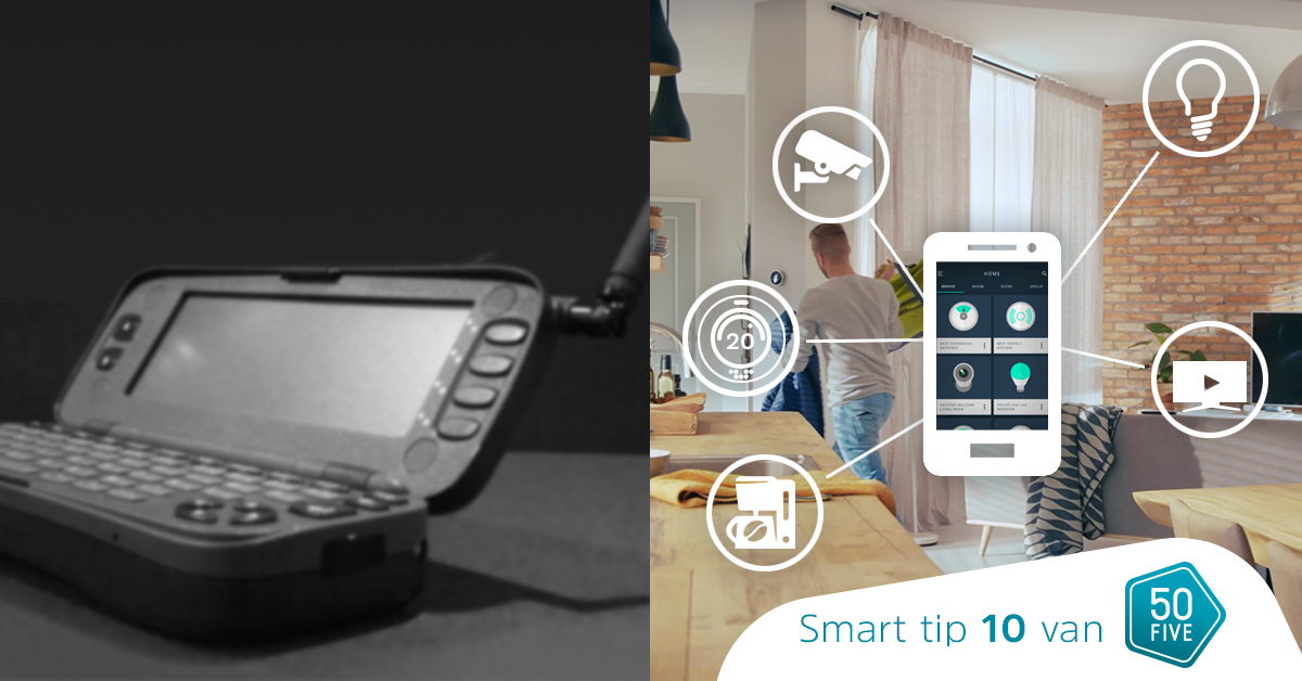 Tegenwoordig bedienen we alles met smartphones, maar de eerste kwam uit in 1997. Welke was jouw eerste? Retweet nu. ow.ly/74EA30grmFO