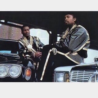 Detroit Griot on X: Eric B. & Rakim wearing Dapper Dan Gucci outfits  posing in front of a Bentley and Mercedes-Benz. This was for the 1988  Follow The Leader photo shoot.  /