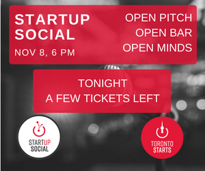 TorontoStarts1's tweet photo. A few TIX left for #Tonights Startup #Social Open #Pitch Open #Bar Open Minds RSVP before it's sold out https://t.co/t2MISiHXCf #Toronto https://t.co/Nc2RCKsFmw