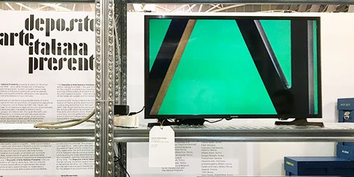 #LucaTrevisani in "Deposito d’Arte Italiana Presente" curated by #IlariaBonacossa &amp; #VittoriaMartini, @ @ArtissimaFair2017, @ <a href="/LingottoFiere/">Lingotto Fiere Torino</a>