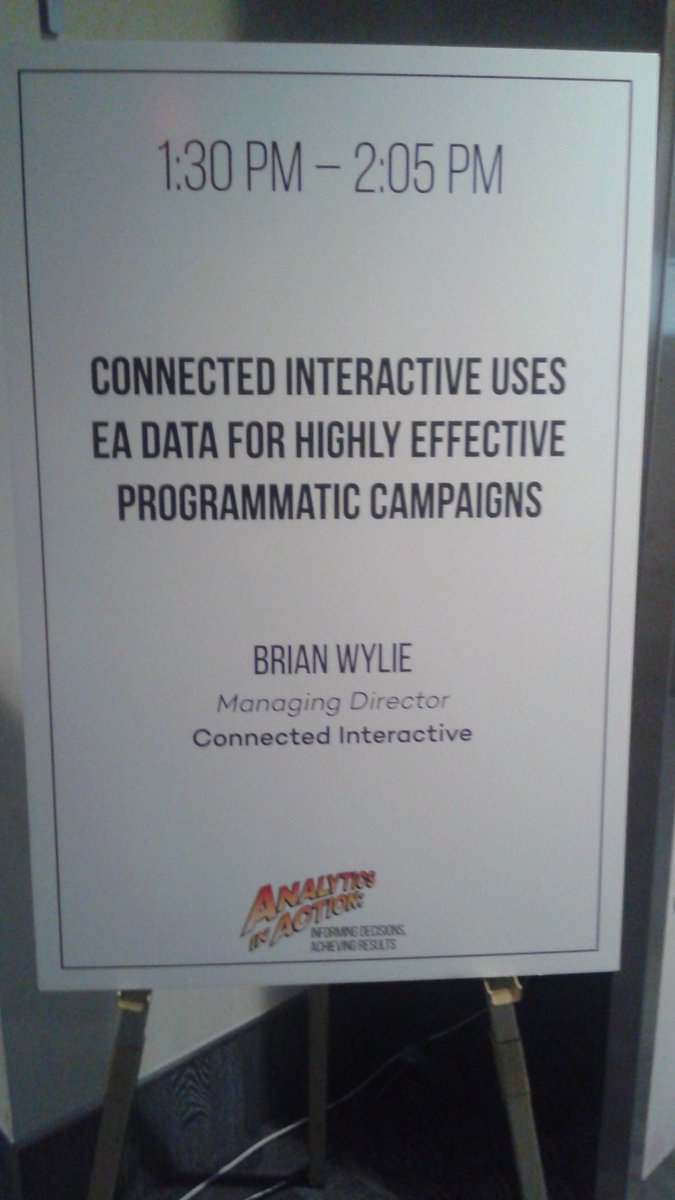 EricCaiEA's tweet photo. Later at 1:30 pm, Brian Wylie from @connectedinter will speak at @EnvironicsA's User Conference about how our #data products, #software &amp; consulting services can help with #marketing! https://t.co/EzyziTVclL #EAUC2017 #Business #Analytics #ENVISION5 #PRIZM5 #Spotlight #Spectra https://t.co/kZn67vCKBh