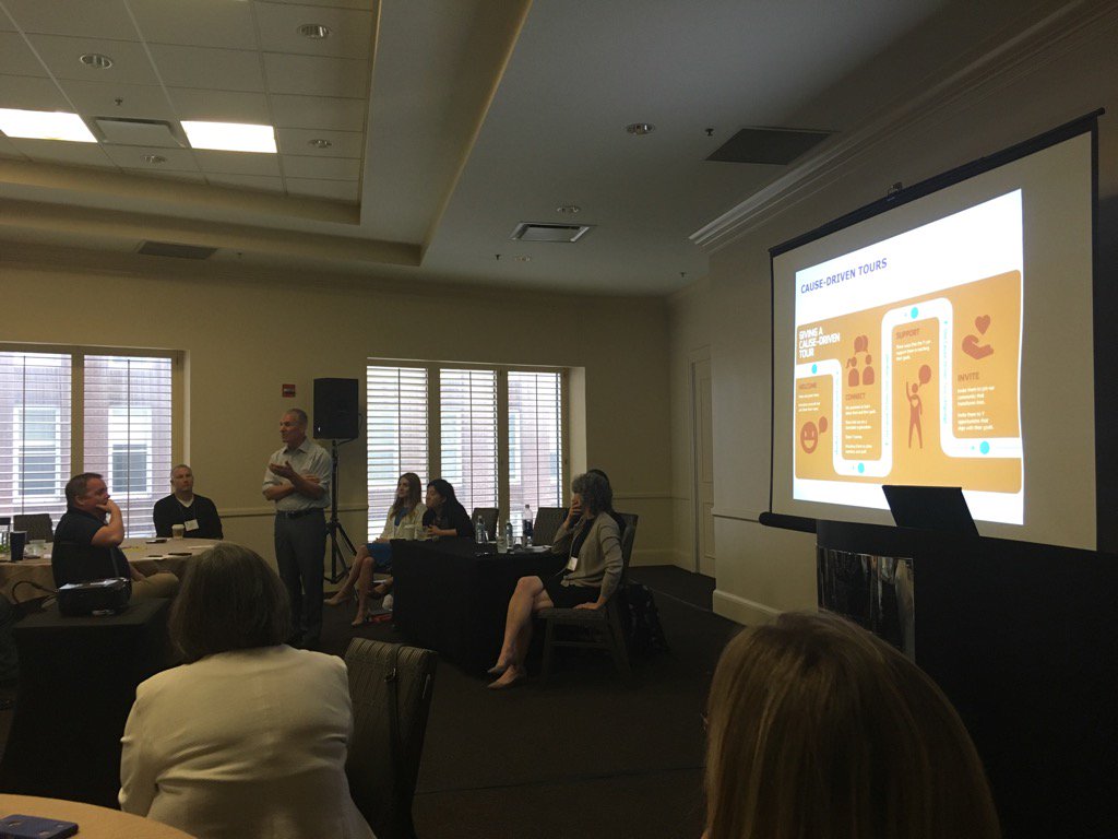 YMCAJon's tweet photo. @AustinYMCA CEO James Finck talking about CAUSE DRIVEN TOURS at #Memforum https://t.co/0DmcwrLWoh