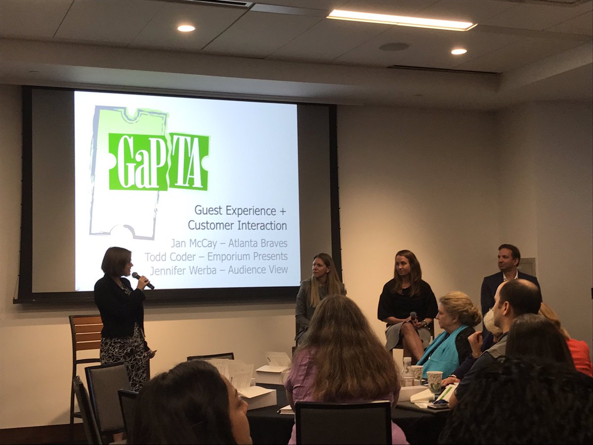 GaPTA's tweet photo. Guest Experience and Customer Interaction panel at our one day conference! https://t.co/oxUKkN16oH