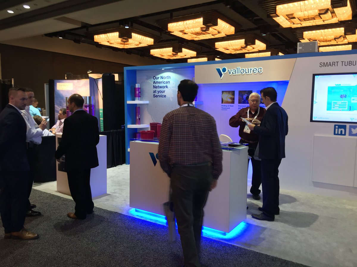 FDuclot's tweet image. #deepwater expertise at #Vallourec booth 505 #DeepOps