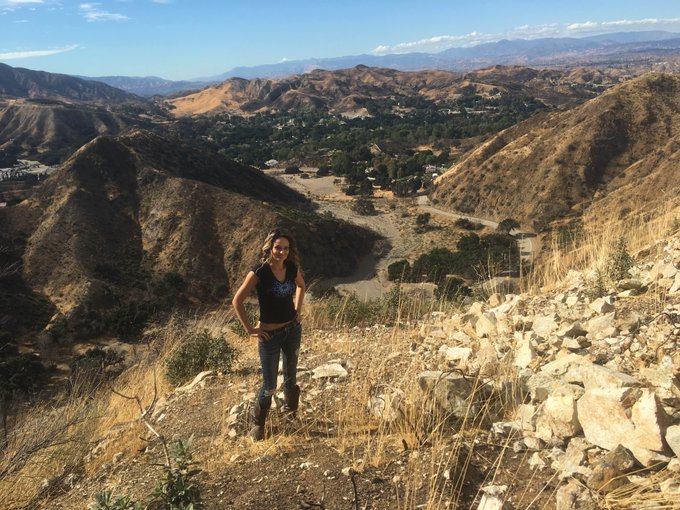 This is the not so steep side of the mountain. What a hike! https://t.co/xdvF1UEo4d