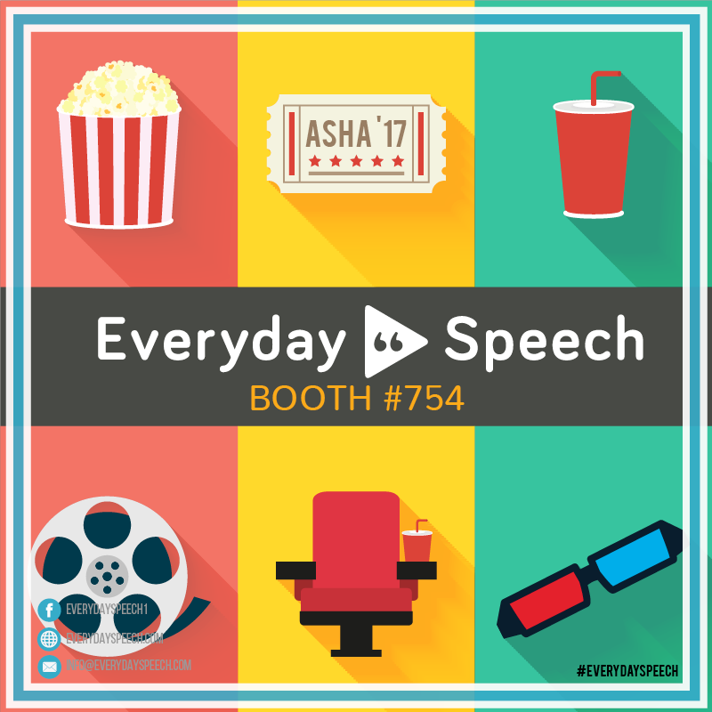EverydaySpeech's tweet photo. Going to #ASHA2017? Stop by and say hi! We're located at booth #754! See you in LA! #EverydaySpeech #wespeechies #slpeeps #socialskills https://t.co/fyIDuEtYL5