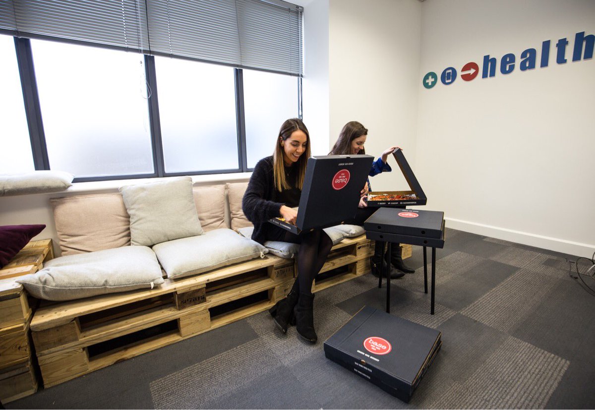 basewfp's tweet photo. Base pizza party's on a Wednesday make staff happy! Hope you enjoyed it @health_xl ππβ€οΈ#baseatwork #pizzamakesstaffhappy! https://t.co/nXRYO89V1z