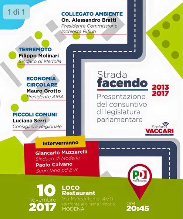 A_I_R_A_'s tweet photo. Il 10 novembre in Via Marcantonio Parenti 47/D presso il #LocoRestaurant #Modena
"Presentazione Consuntivo di Legislatura" https://t.co/CVEXUDf0kn
