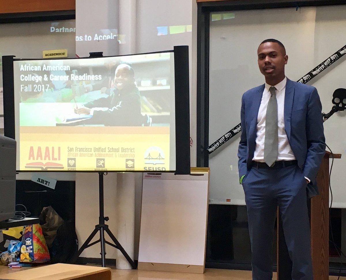 .<a href="/landon_dickey/">Landon Dickey</a> discusses <a href="/SFUnified/">SF public schools</a> African American Achievement &amp; Leadership Initiative at Community Partnerships Network meeting