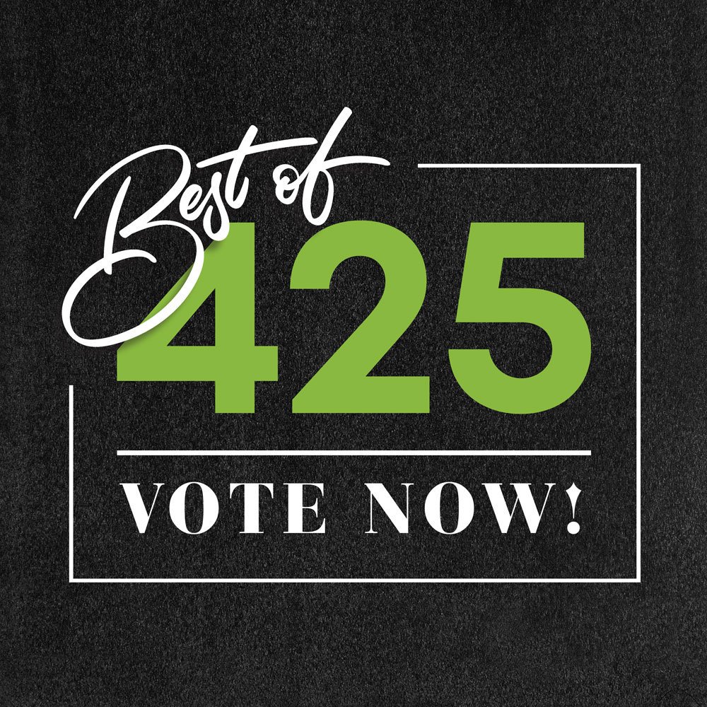 The <a href="/425Magazine/">425 Magazine</a> #Bestof425 Voting is now open! We'd love your vote for best hotel &amp; best wedding venue! vote.425magazine.com