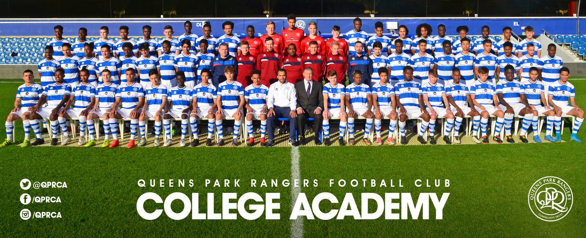 The 2017/18 QPR College Academy Team Photo