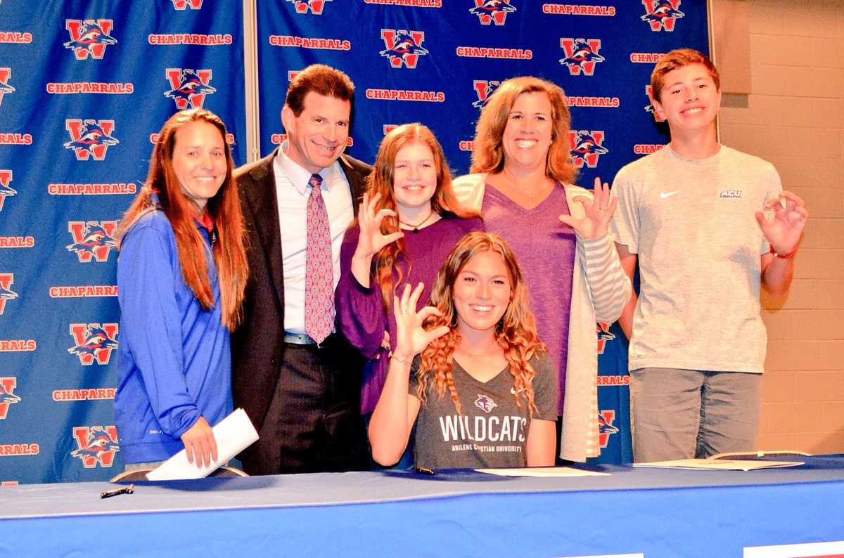Great day for @ChapSBall as Jillian Hefner signs with Abilene Christian University. #SigningDay #GoChaps