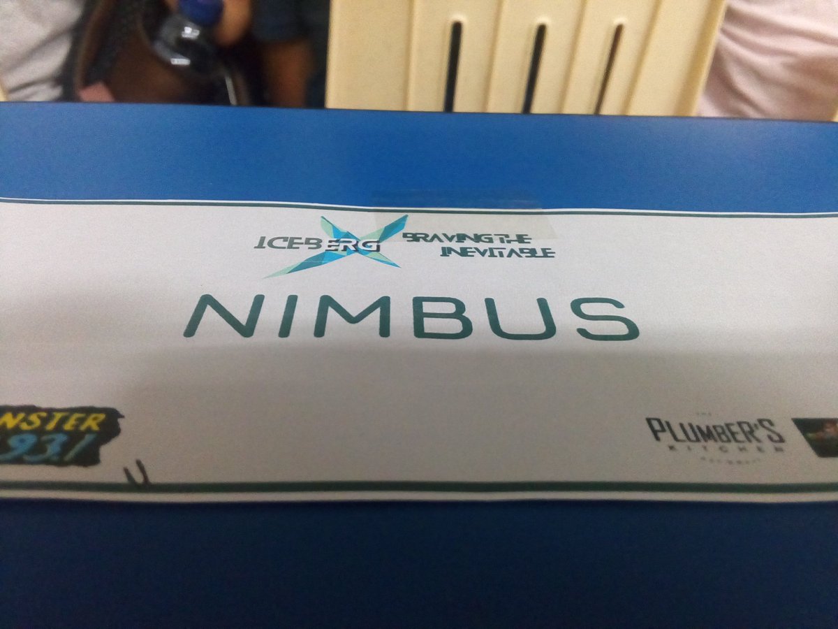 thanarino's tweet image. siguro mga nasa 2nd place kami. #icebERG #teamNimbus #Nimbois