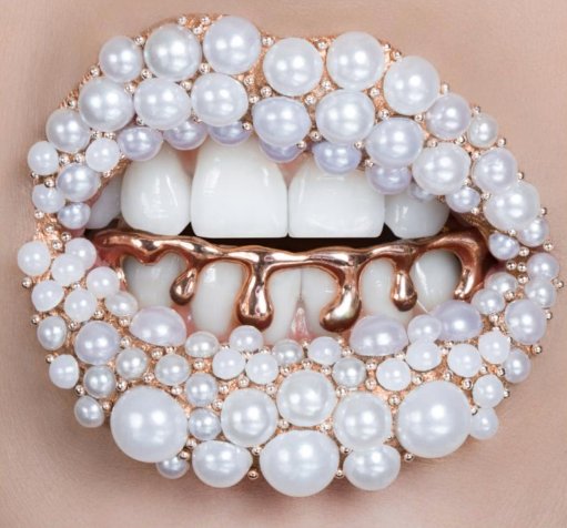 “Pearls” by <a href="/vladamua/">Vlada Haggerty</a>, photographic print, edition of 20, 21 x 21” - on view now as part of POP TARTS