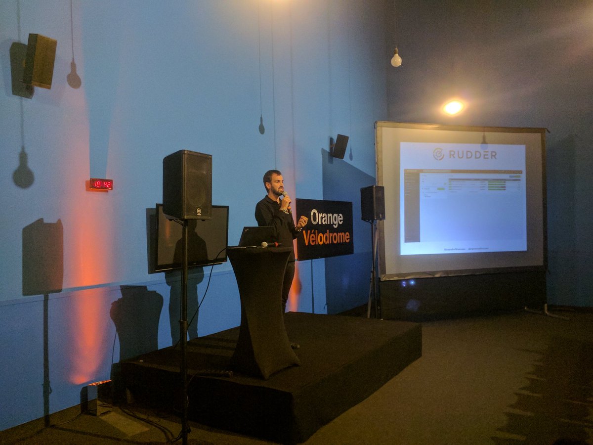 treeptik's tweet image. Continuons Configuration par @RudderProject #soireevip #devopsdday