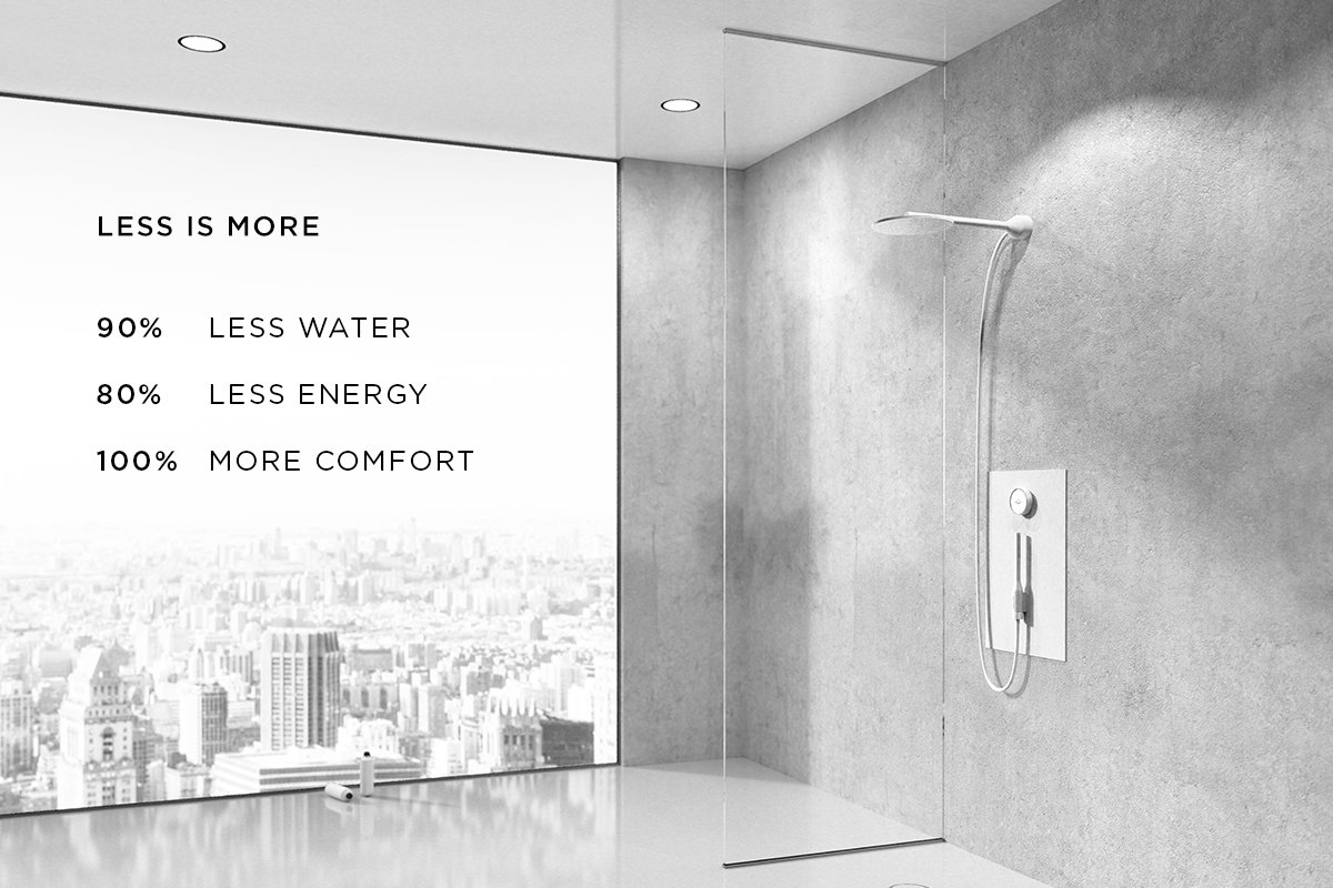 orbital_systems's tweet photo. The shower of the future, here today. A #closedloopshower saving users up to 90% #water and 80% #energy BOOTH #704 #Greenbuild17 @Greenbuild https://t.co/GfeEWuCE92