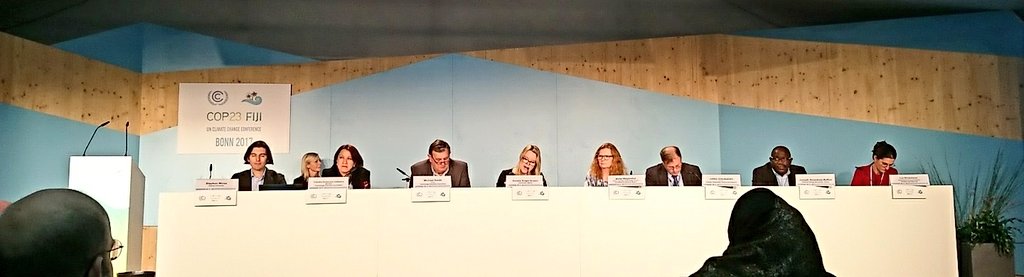 NDE_Germany's tweet photo. #HappeningNow @COP23 #BonnZone @UNFCCC_CTCN presents on great progress in 2017 on #technolytransfer under #technologymechanism #ttclear https://t.co/ycZ1bst3KG